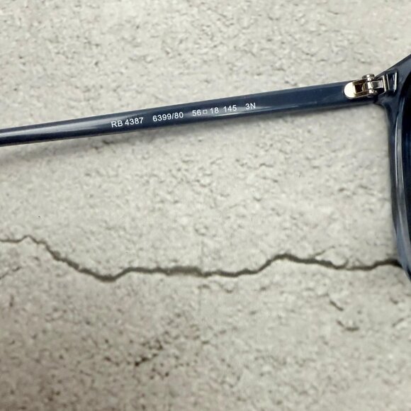 Ray-Ban Sunglasses RB4387 639980 trasparent blue